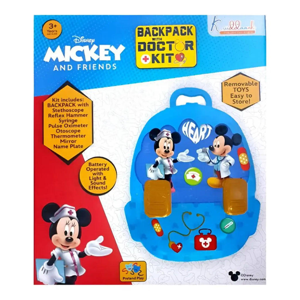 Kriiddaank Backpack Doctor Set Mickey - Naivri