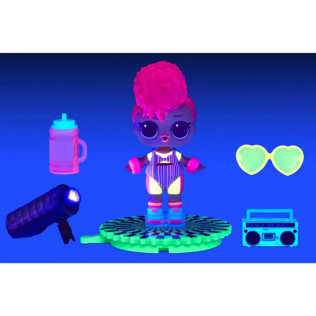 L.O.L. Surprise Dance Dance Dance Dolls – 8 Surprises Including Rotating Dance Floor, Dance Move Card, Accessories & UV Light – Collectible Fashion Dolls for Girls Ages 4+ - Naivri