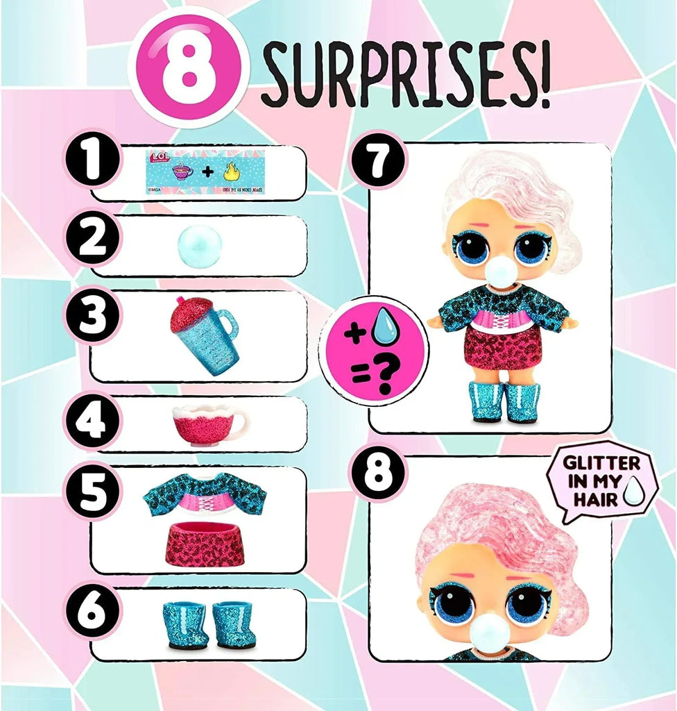 L.O.L. Surprise! Glitter Globe Doll – Winter Disco Series with Glitter Hair and 8 Surprises | Collectible Fashion Doll for Girls (Assorted Styles) - Naivri