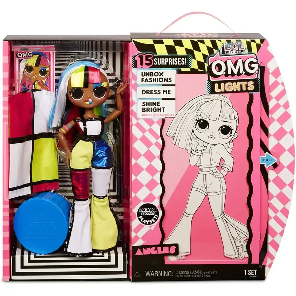 L.O.L. Surprise! O.M.G. Lights Angles Fashion Doll with 15 Surprises | Ages 3+ - Naivri