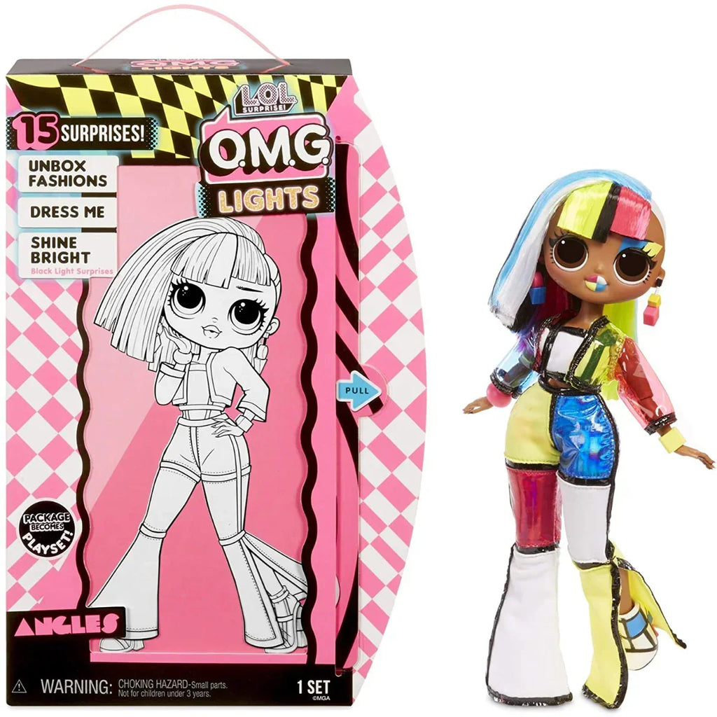 L.O.L. Surprise! O.M.G. Lights Angles Fashion Doll with 15 Surprises | Ages 3+ - Naivri