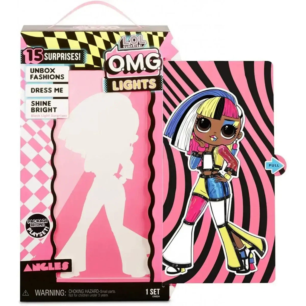 L.O.L. Surprise! O.M.G. Lights Angles Fashion Doll with 15 Surprises | Ages 3+ - Naivri