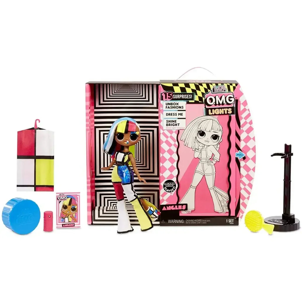 L.O.L. Surprise! O.M.G. Lights Angles Fashion Doll with 15 Surprises | Ages 3+ - Naivri