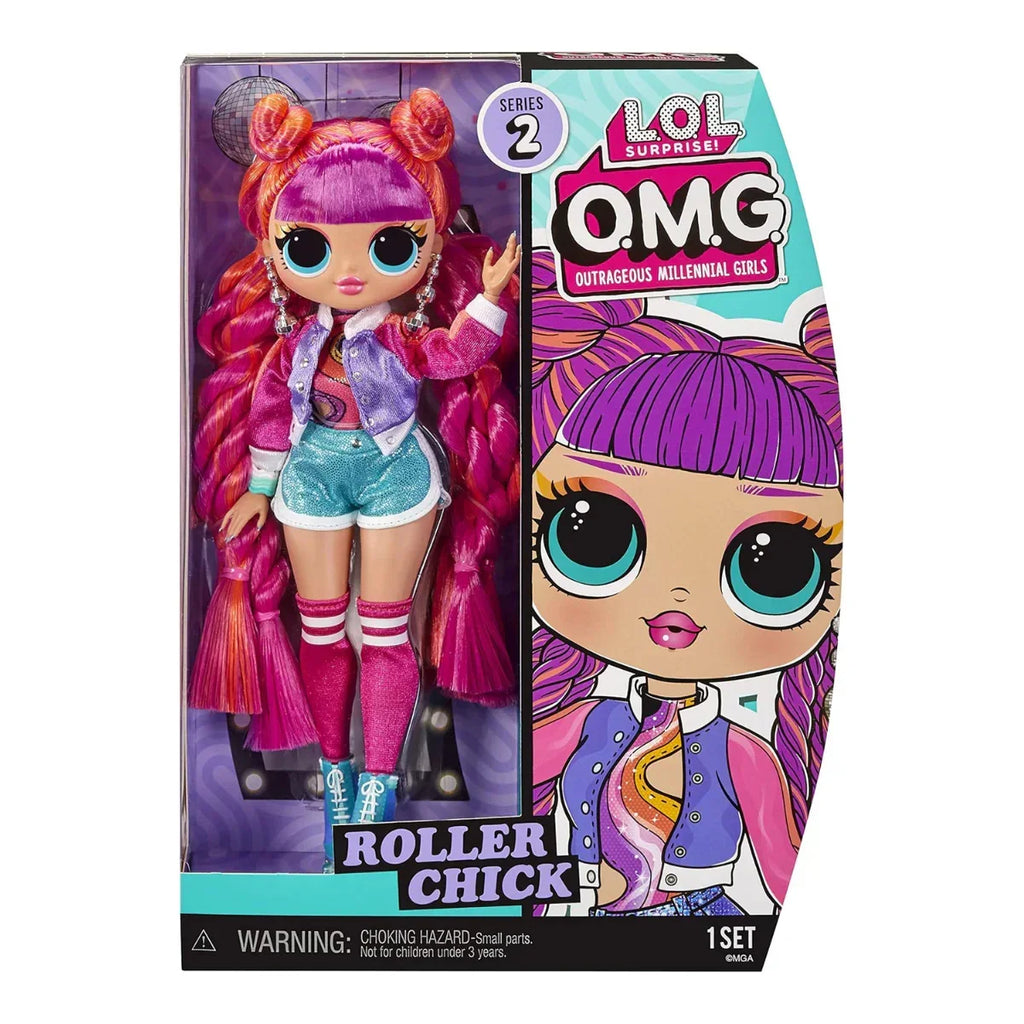 L.O.L. Surprise! OMG Roller Chick Fashion Doll – Retro Style for Ages 4+ - Naivri