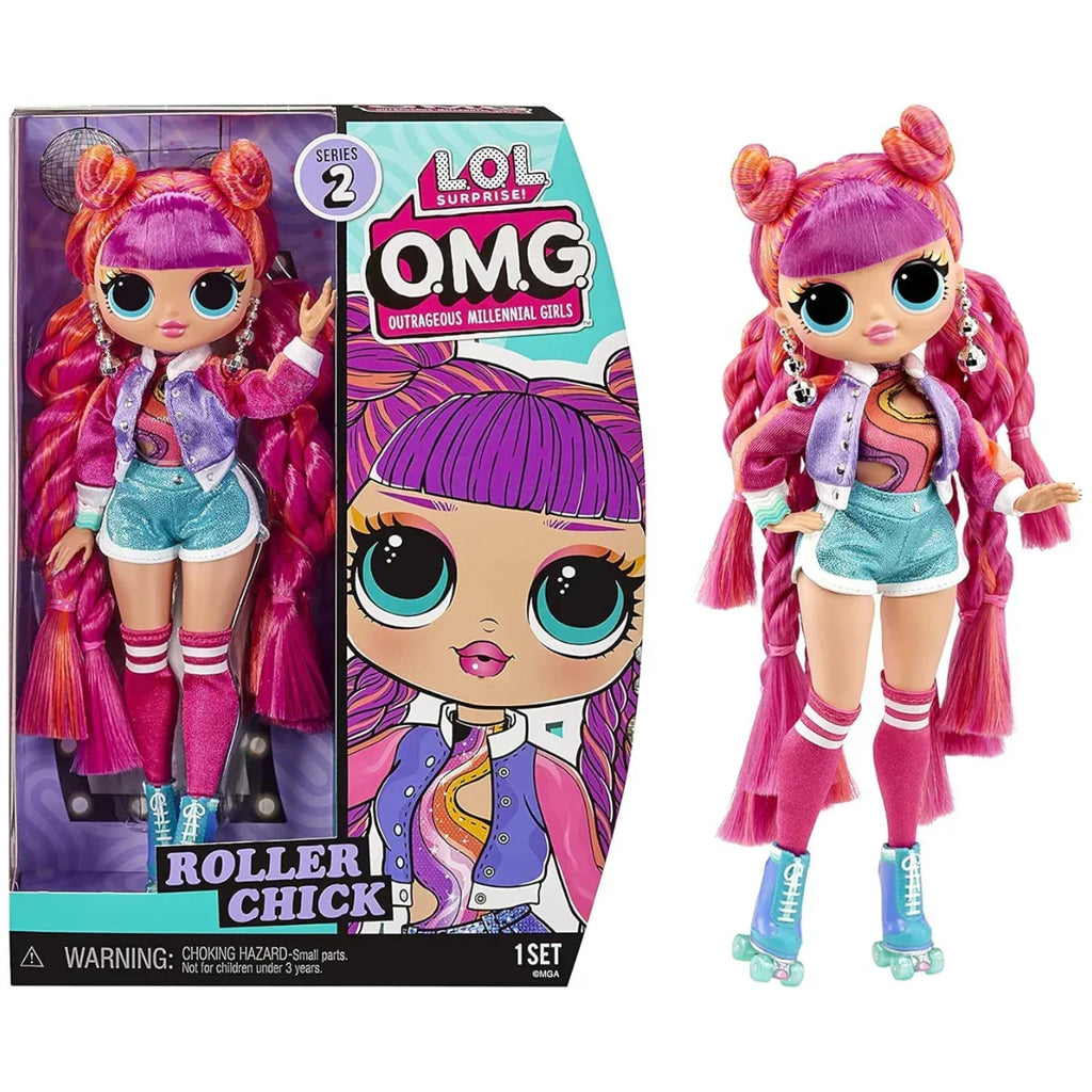 L.O.L. Surprise! OMG Roller Chick Fashion Doll – Retro Style for Ages 4+ - Naivri