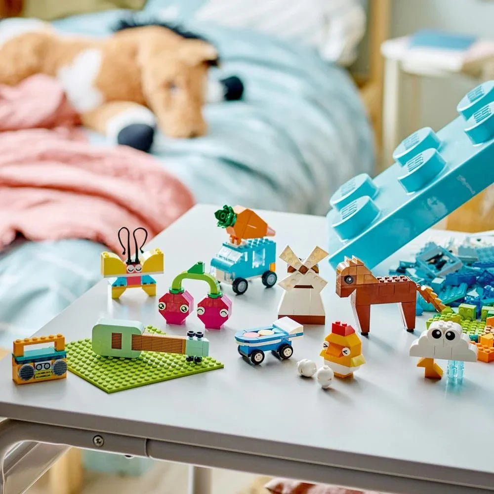 LEGO 11038 Classic Vibrant Builders Mega Brick Box – 850-Piece Creative Set for Ages 4+ - Naivri