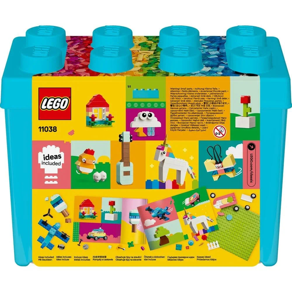 LEGO 11038 Classic Vibrant Builders Mega Brick Box – 850-Piece Creative Set for Ages 4+ - Naivri
