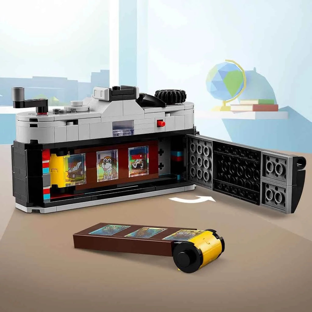 LEGO 31147 Retro Camera & Vintage Tech 3-in-1 Builder Set – Creative Role-Play for Kids 8+ - Naivri