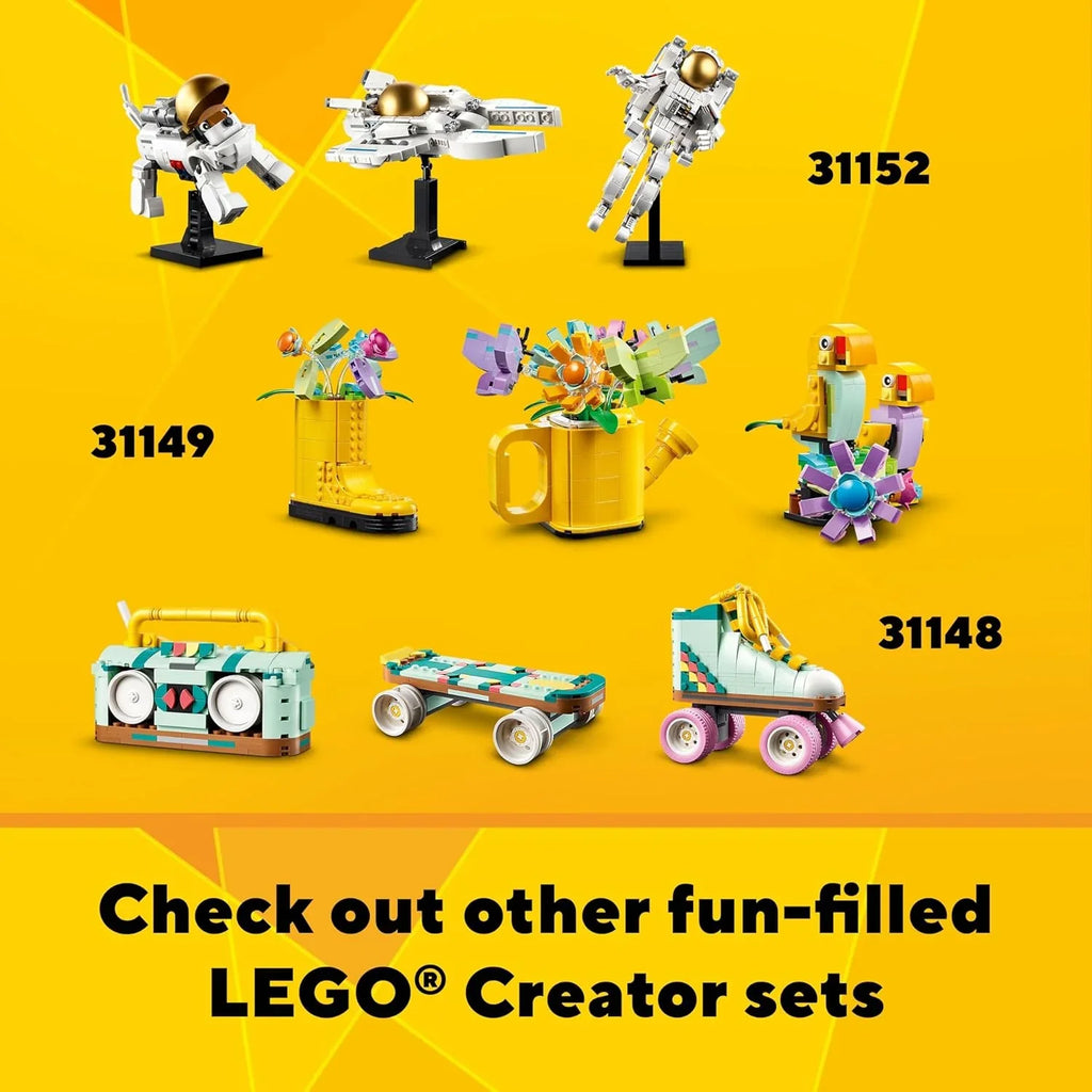 LEGO 31147 Retro Camera & Vintage Tech 3-in-1 Builder Set – Creative Role-Play for Kids 8+ - Naivri