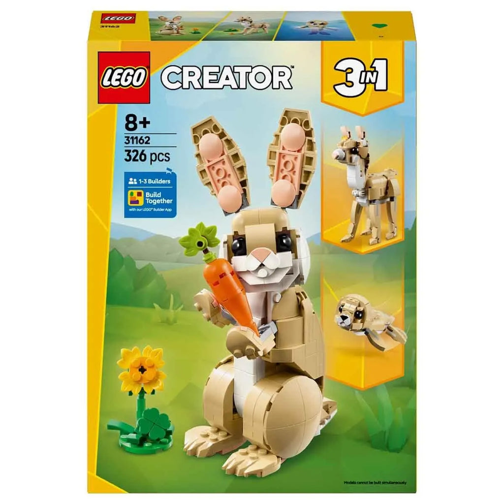 LEGO 31162 Cute Bunny & Friends 3-in-1 Animal Builder Set – Posable Nature Play for Kids 8+ - Naivri
