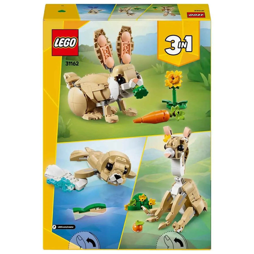 LEGO 31162 Cute Bunny & Friends 3-in-1 Animal Builder Set – Posable Nature Play for Kids 8+ - Naivri