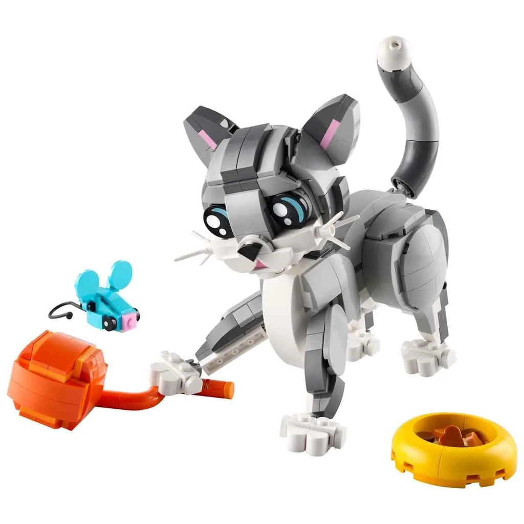 LEGO 31163 Playful Cat & Pets 3-in-1 Animal Builder Set – Posable Creative Play for Kids 8+ - Naivri
