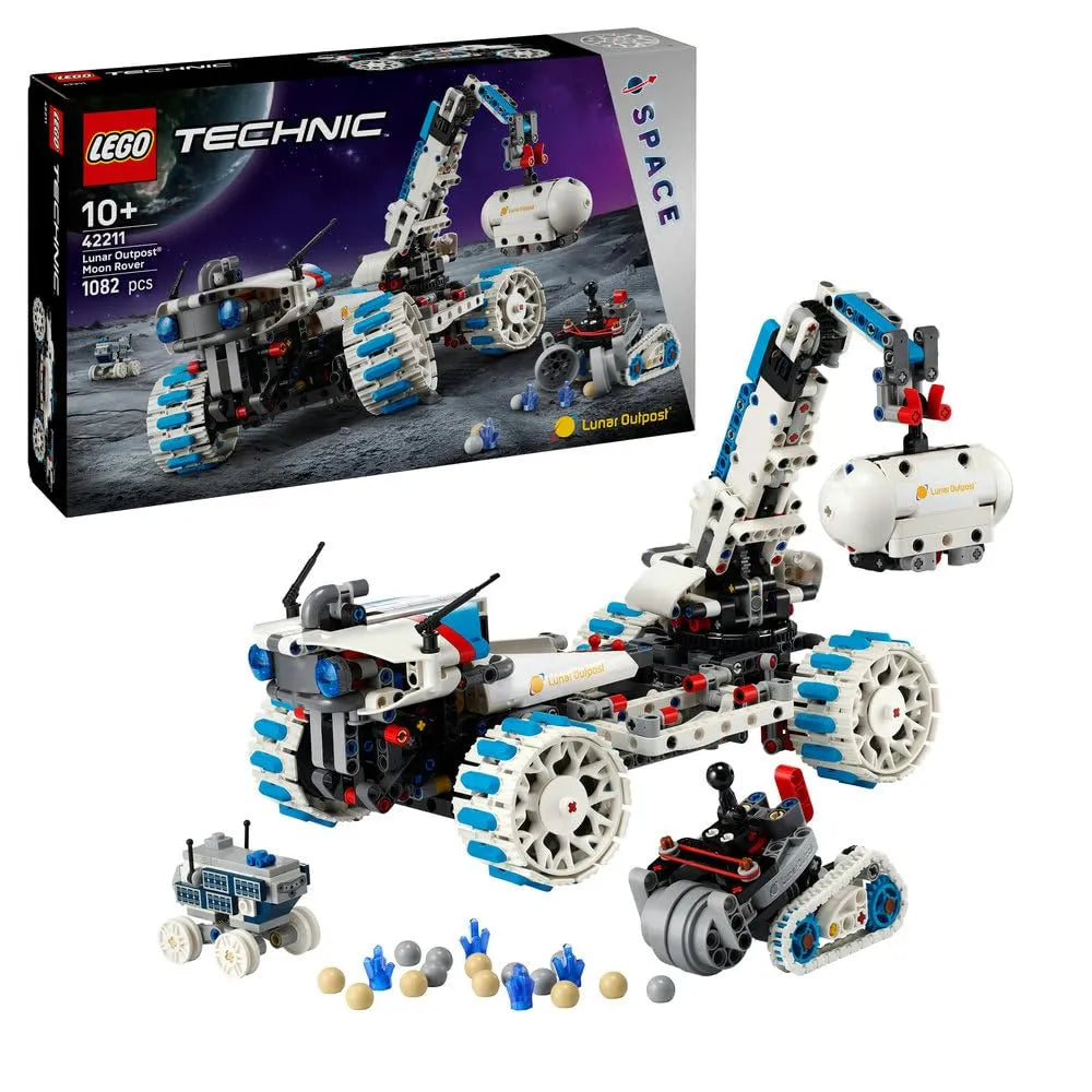 LEGO 42211 Technic Lunar Exploration Multi-Rover Set – STEM Space Vehicle Kit for Ages 10+ - Naivri