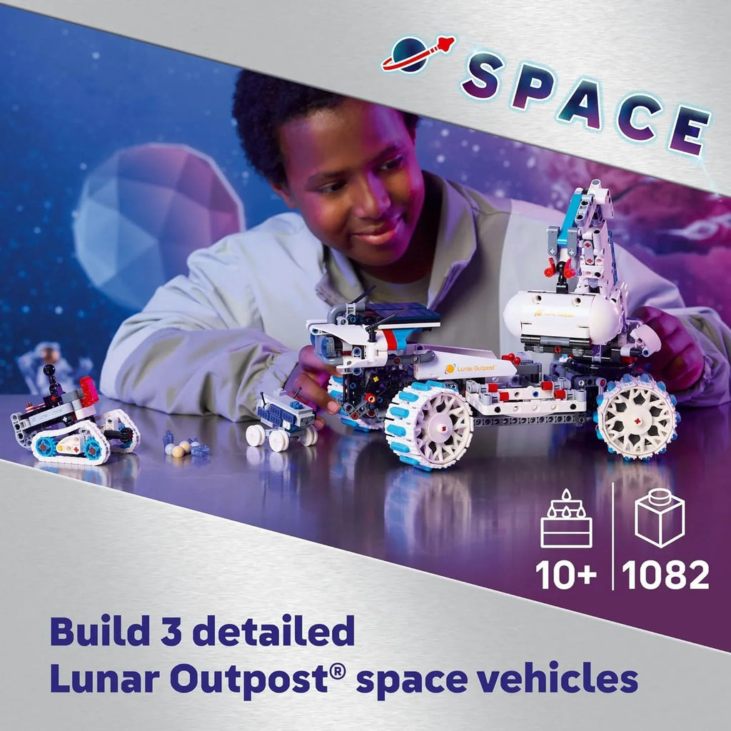 LEGO 42211 Technic Lunar Exploration Multi-Rover Set – STEM Space Vehicle Kit for Ages 10+ - Naivri