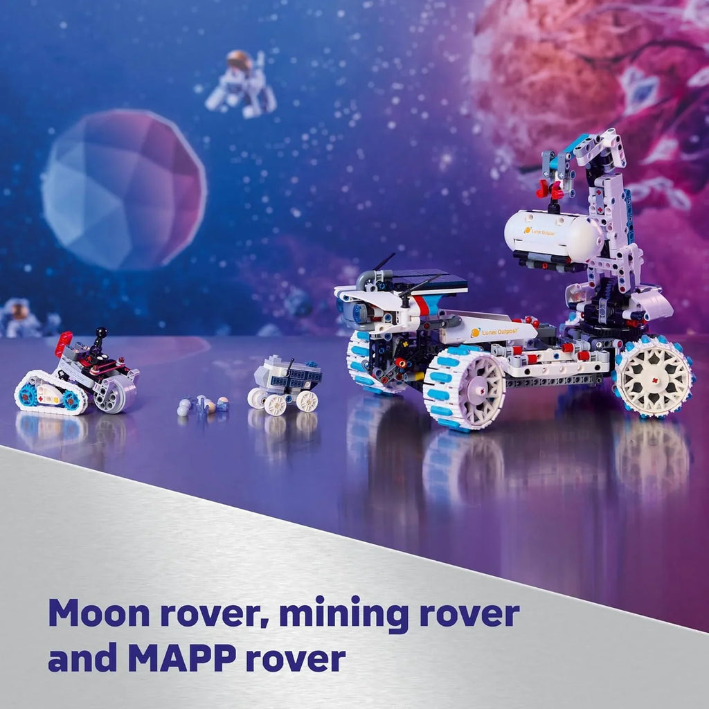 LEGO 42211 Technic Lunar Exploration Multi-Rover Set – STEM Space Vehicle Kit for Ages 10+ - Naivri