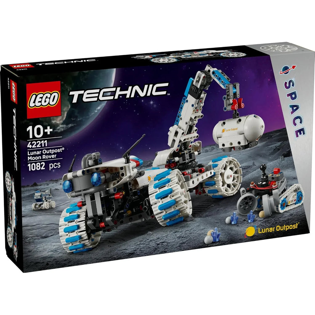 LEGO 42211 Technic Lunar Exploration Multi-Rover Set – STEM Space Vehicle Kit for Ages 10+ - Naivri