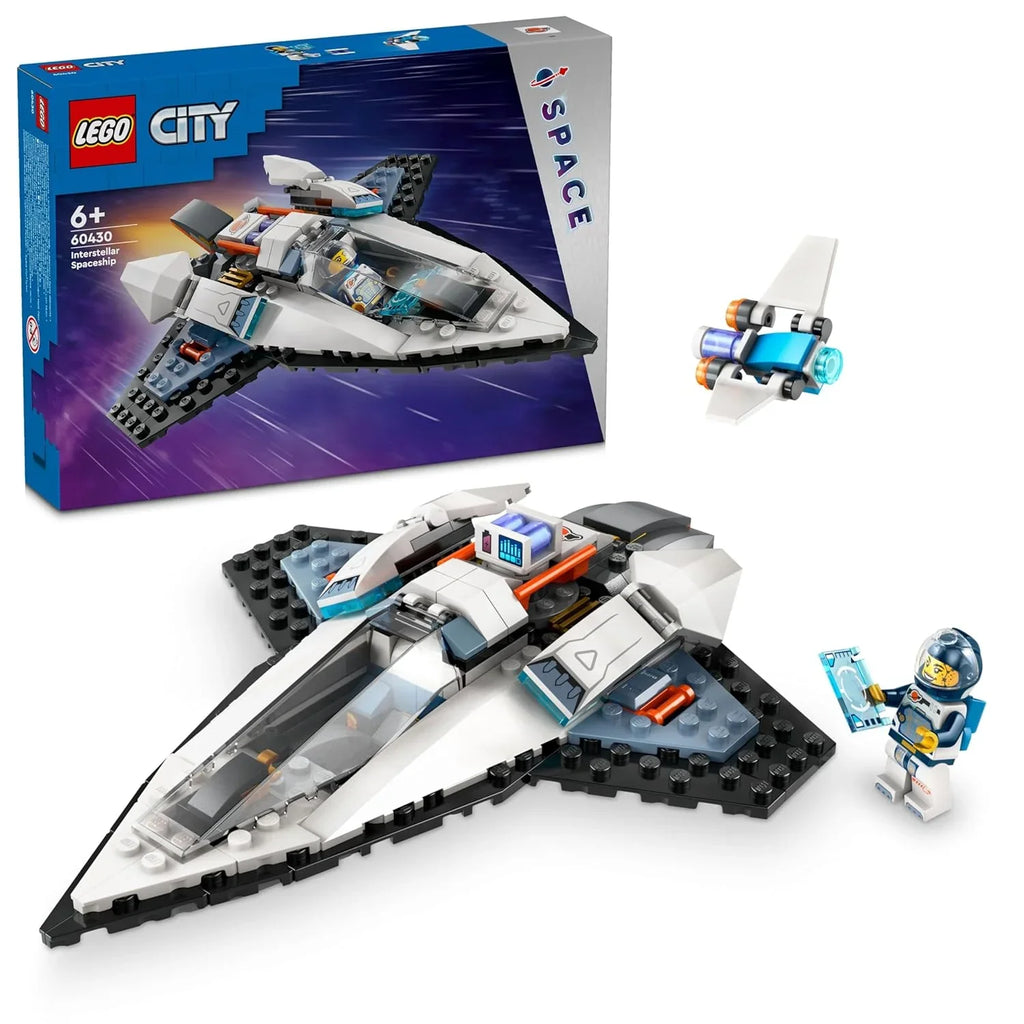 LEGO 60430 City Interstellar Explorer Spaceship – Transforming Thruster Playset for Ages 6+ - Naivri