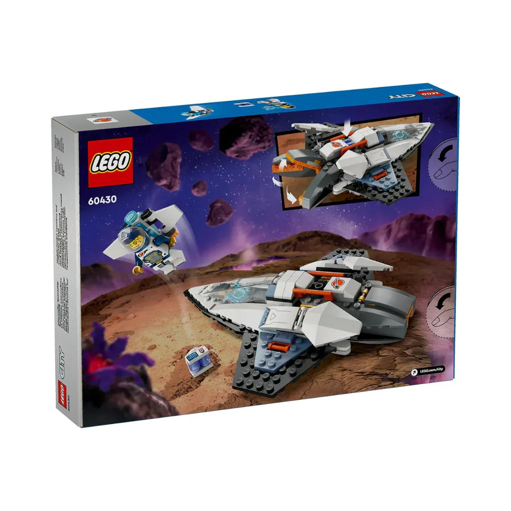 LEGO 60430 City Interstellar Explorer Spaceship – Transforming Thruster Playset for Ages 6+ - Naivri