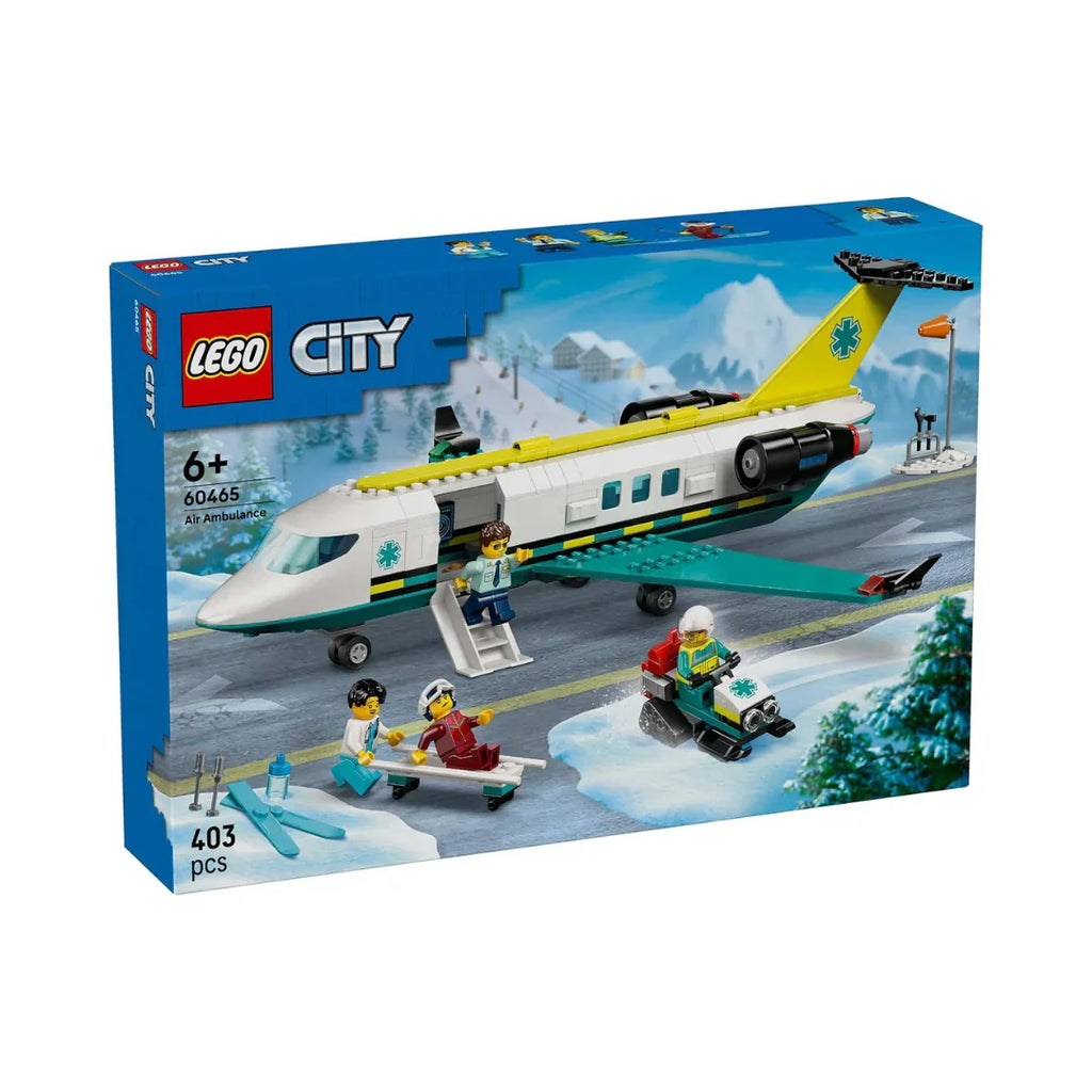 LEGO 60465 City Emergency Air Ambulance Aircraft – Rescue Plane & Medical Playset for Ages 6+ - Naivri