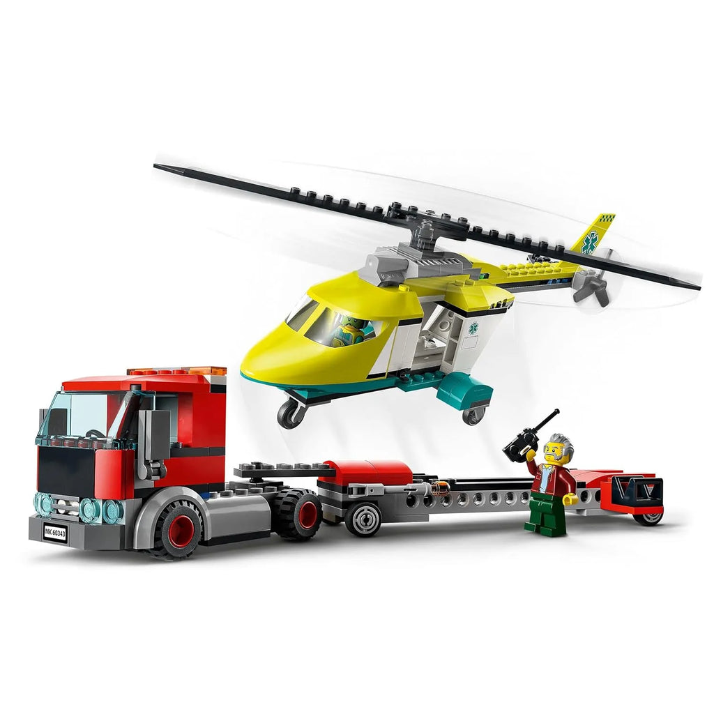 Lego City 60343 Rescue Helicopter Transport - Naivri