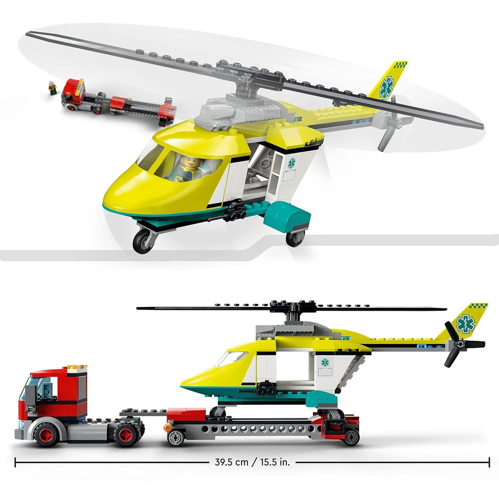 Lego City 60343 Rescue Helicopter Transport - Naivri