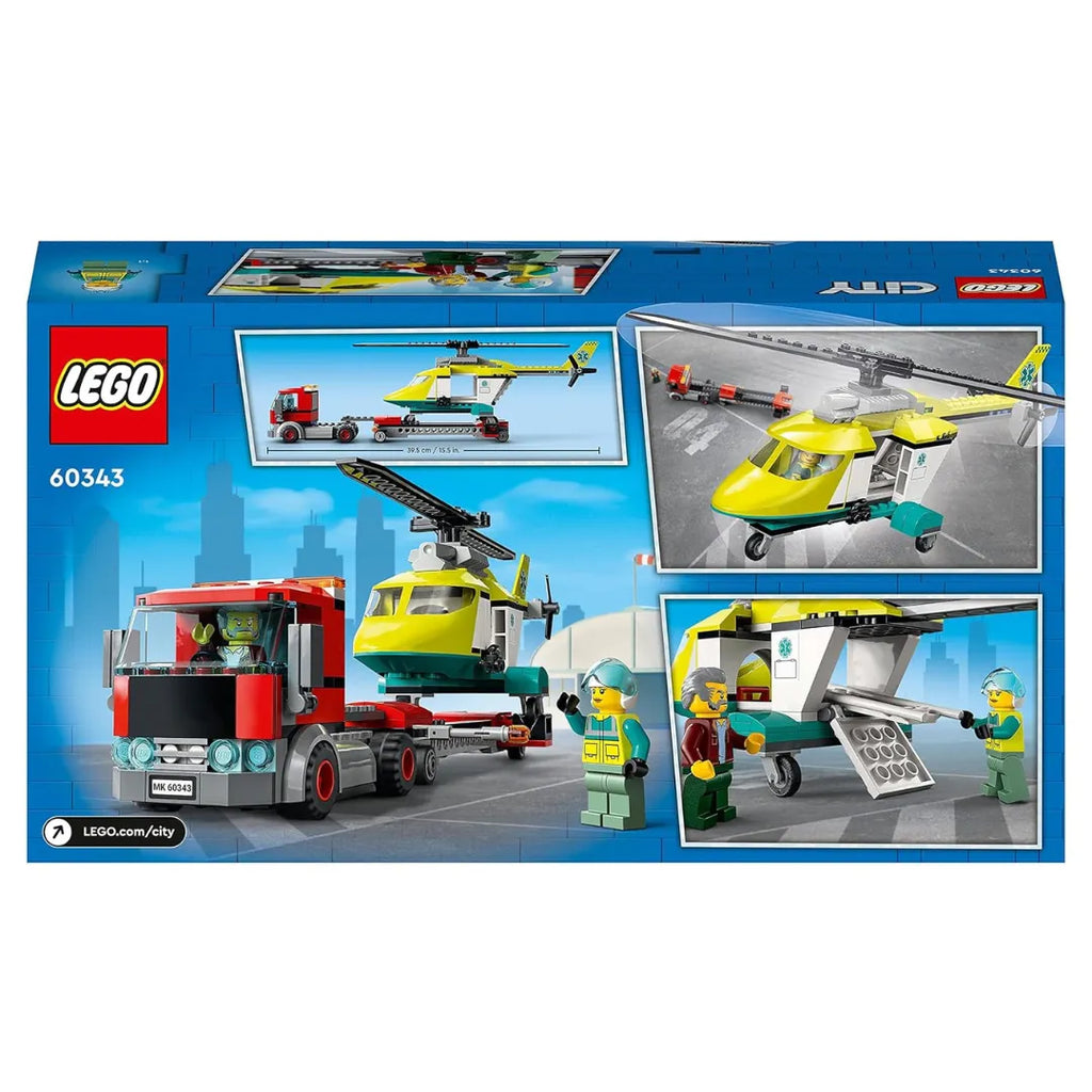 Lego City 60343 Rescue Helicopter Transport - Naivri