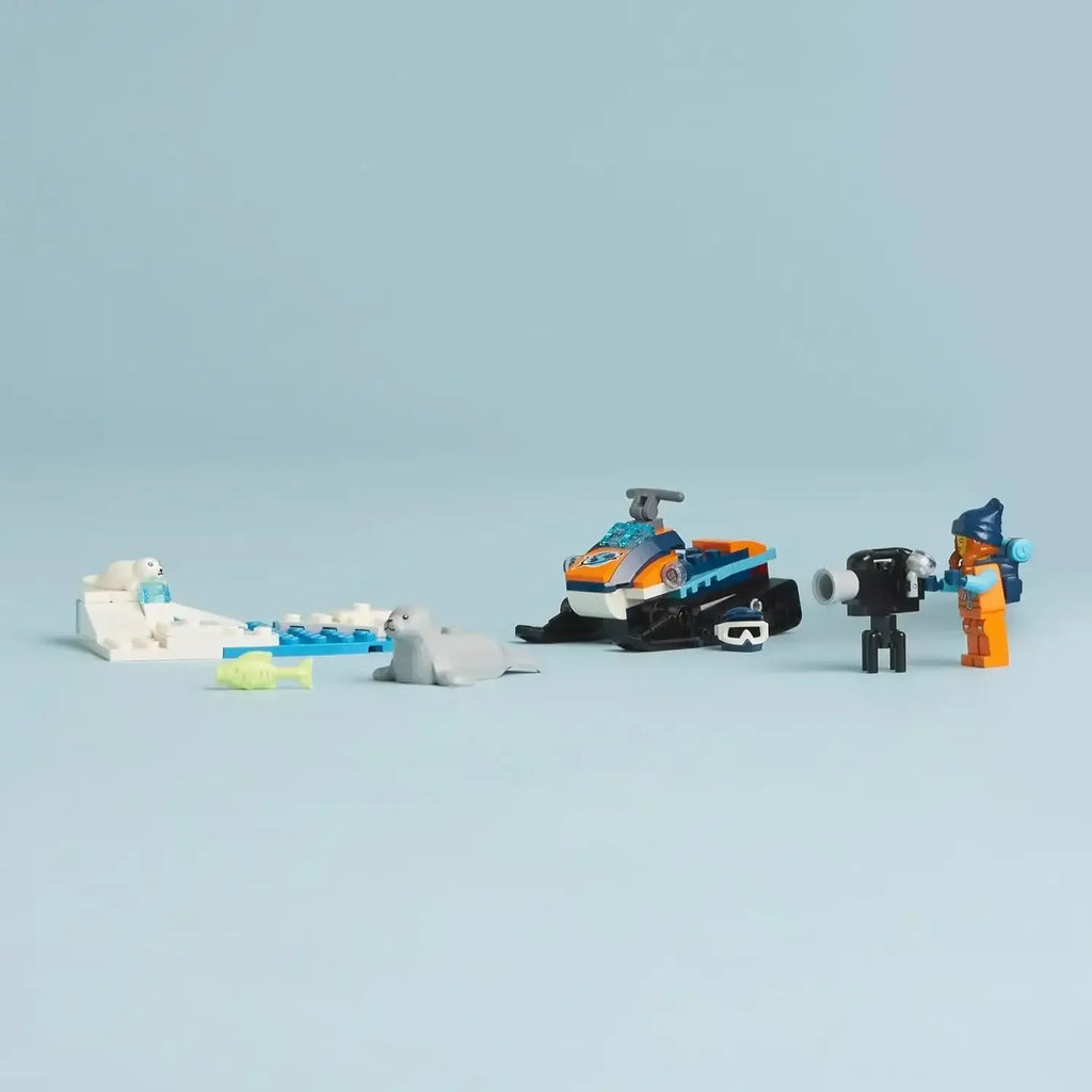 LEGO City 60376 Arctic Explorer Snowmobile – Arctic Adventure Toy for Kids - Naivri