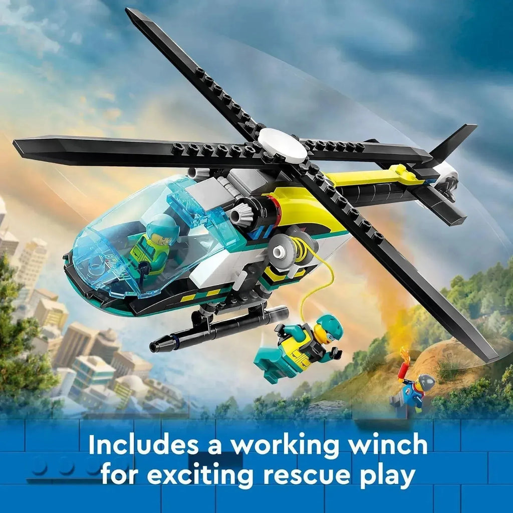 Lego City 60405 Emergency Rescue Helicopter - Naivri