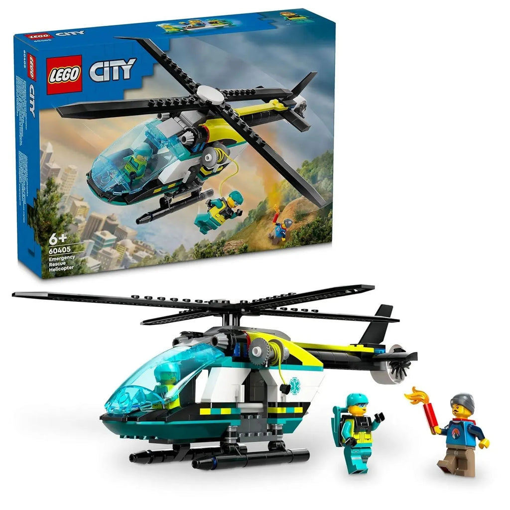 Lego City 60405 Emergency Rescue Helicopter - Naivri
