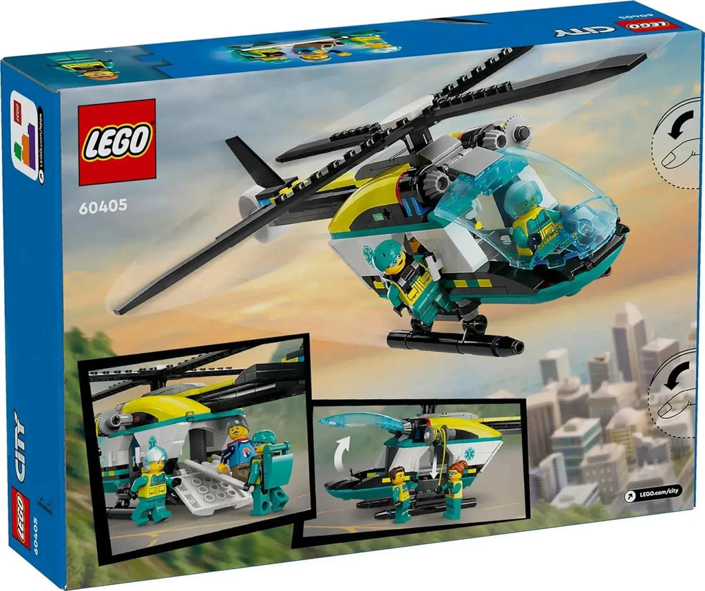 Lego City 60405 Emergency Rescue Helicopter - Naivri
