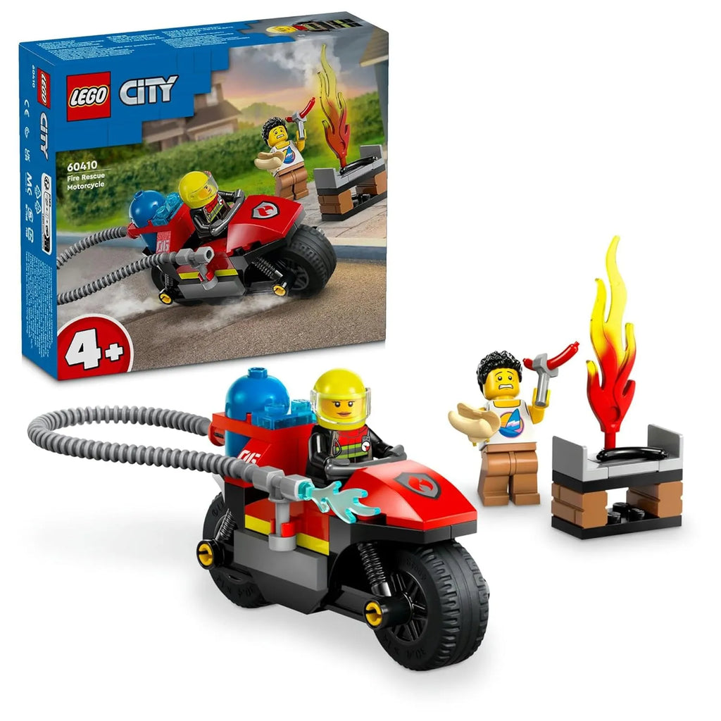 Lego City 60410 Fire Rescue Motorcycle - Naivri