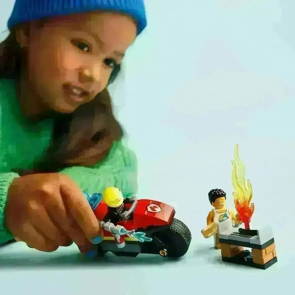 Lego City 60410 Fire Rescue Motorcycle - Naivri