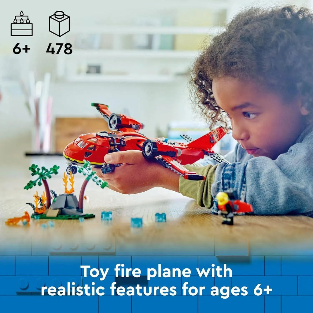 Lego City 60413 Fire Rescue Plane - Naivri