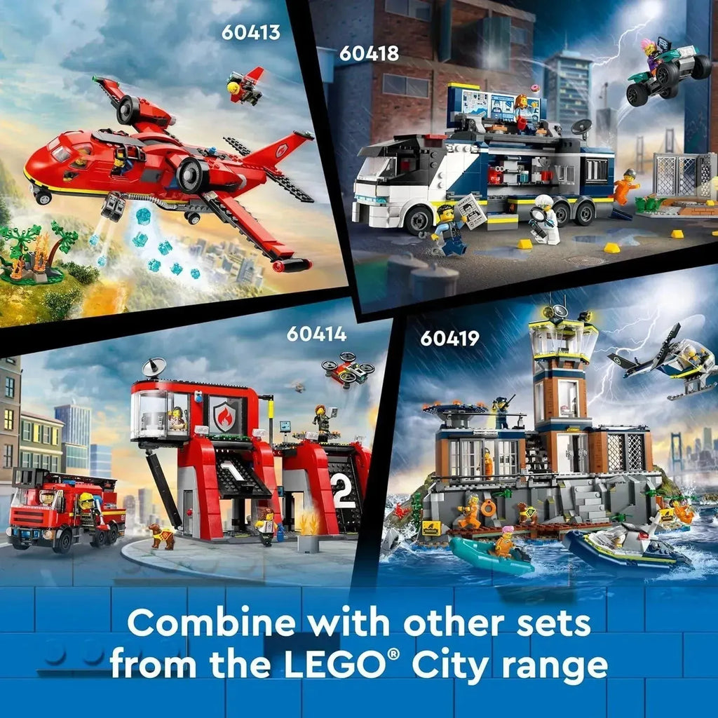 Lego City 60413 Fire Rescue Plane - Naivri