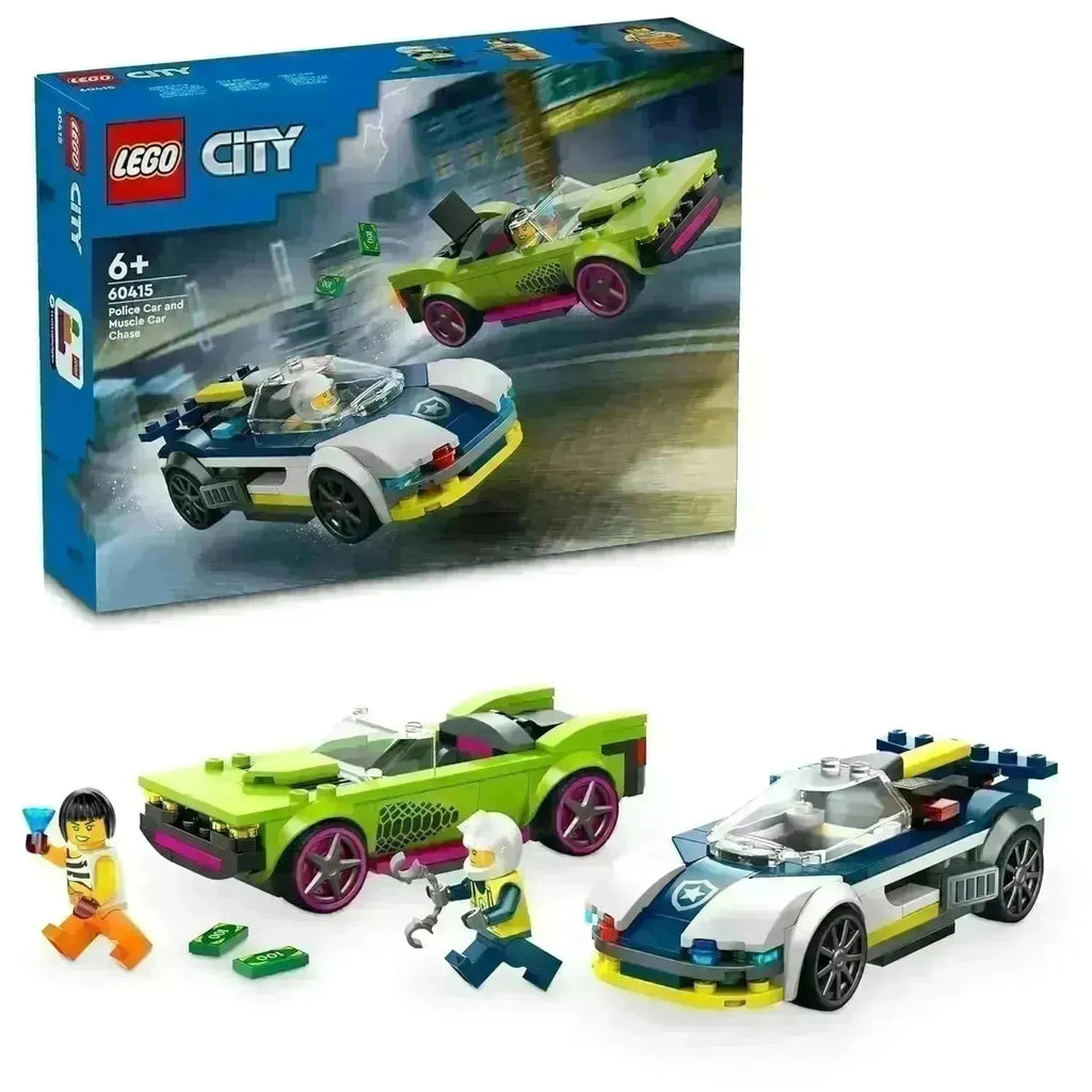 Lego City 60415 Police Car and Muscle Car Chase - Naivri