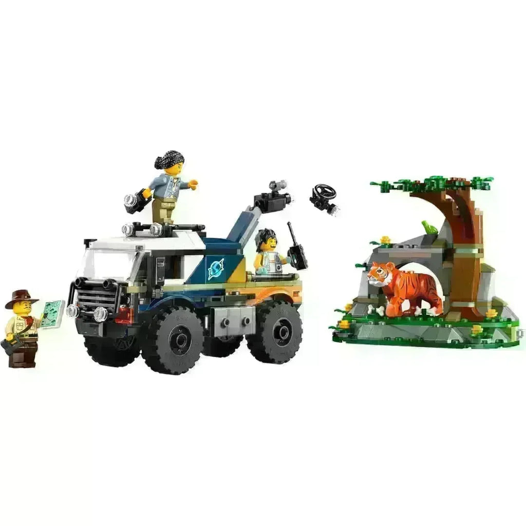LEGO City 60426 Jungle Explorer Off-Road Truck – Wildlife Adventure Building Set for Kids (6+ Years) - Naivri