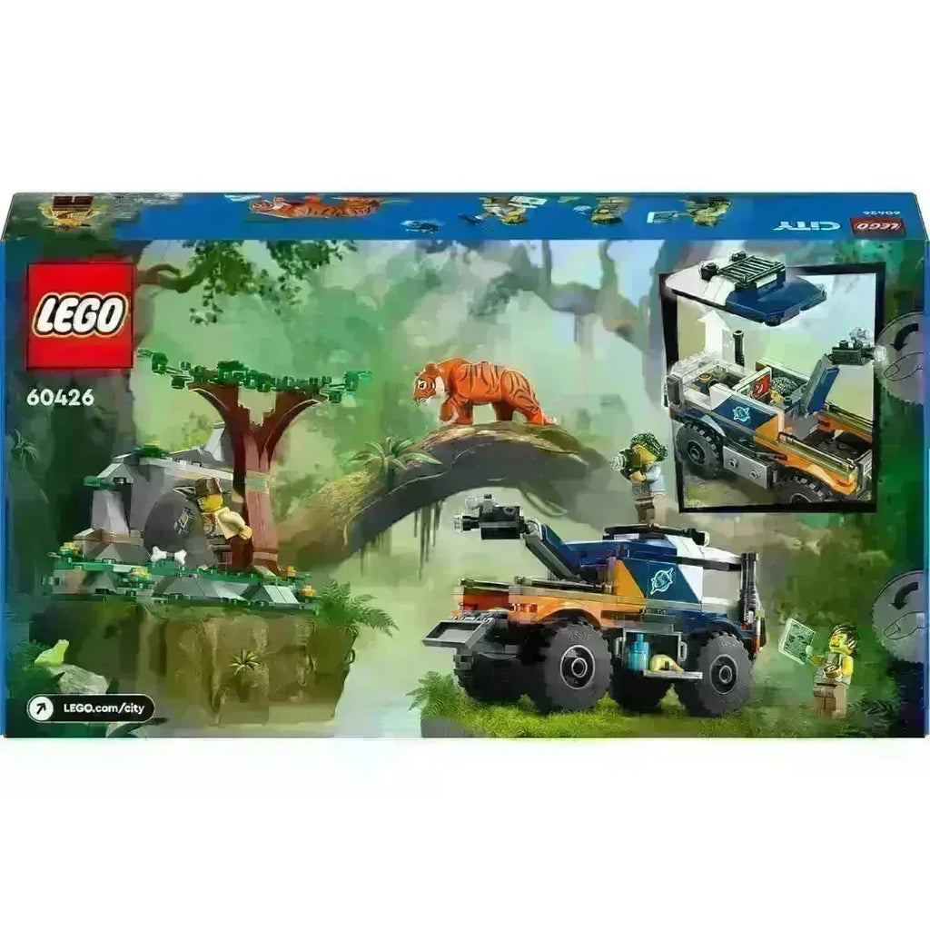 LEGO City 60426 Jungle Explorer Off-Road Truck – Wildlife Adventure Building Set for Kids (6+ Years) - Naivri