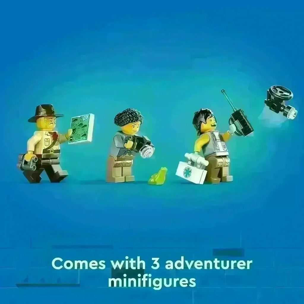 LEGO City 60426 Jungle Explorer Off-Road Truck – Wildlife Adventure Building Set for Kids (6+ Years) - Naivri