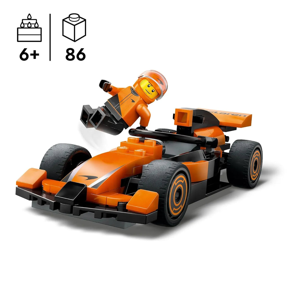 Lego City 60442 F1® Driver with McLaren Race Car - Naivri