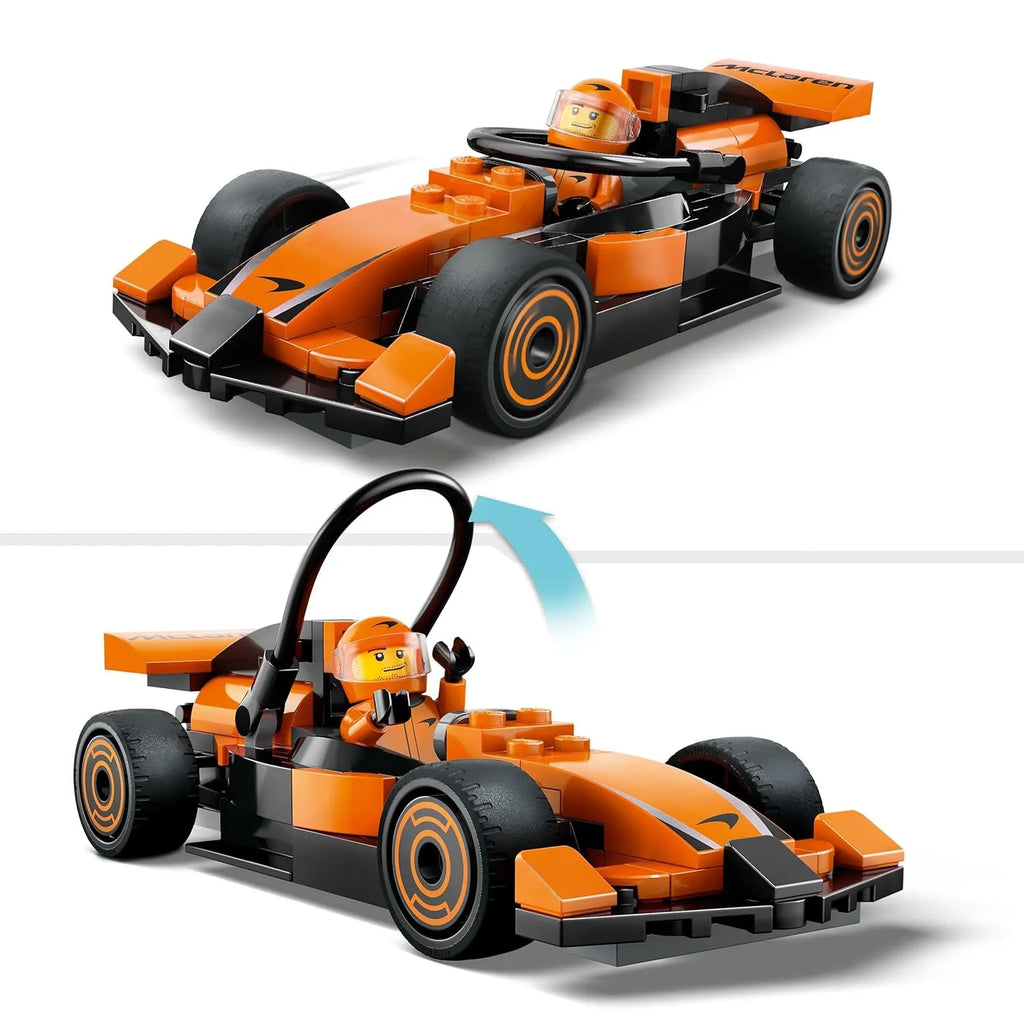 Lego City 60442 F1® Driver with McLaren Race Car - Naivri