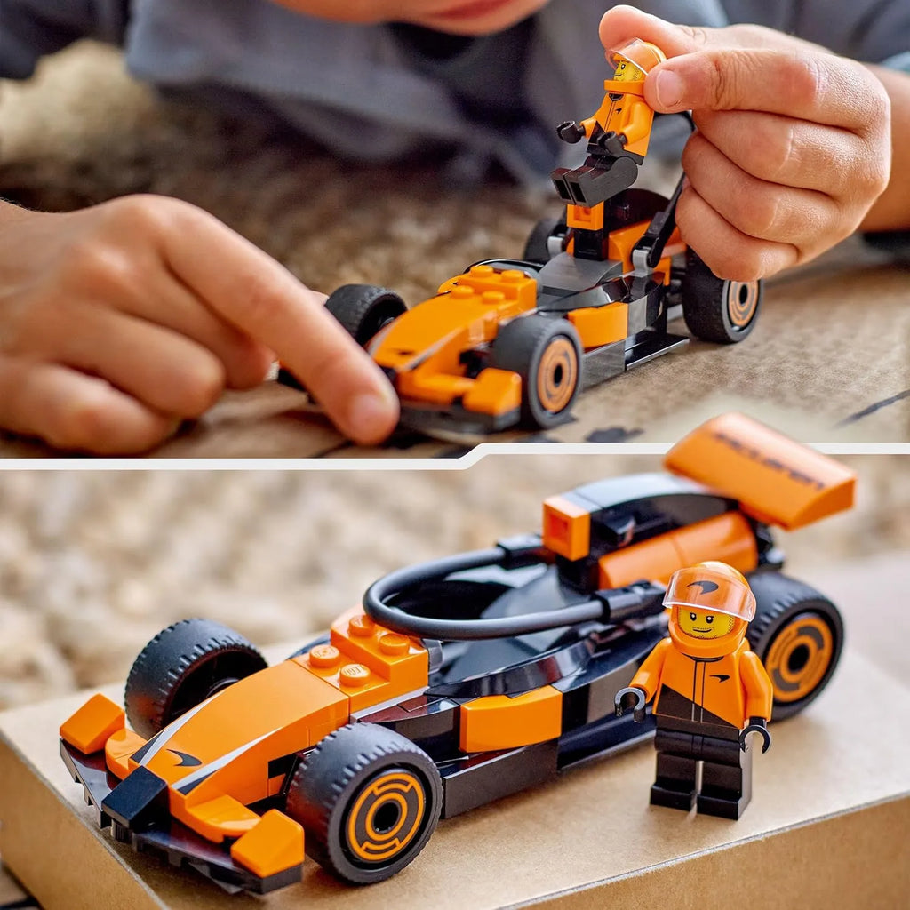 Lego City 60442 F1® Driver with McLaren Race Car - Naivri