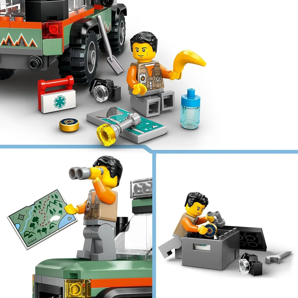 LEGO City 60447 Off-Road 4x4 Mountain Truck – Adventure Toy for Kids - Naivri