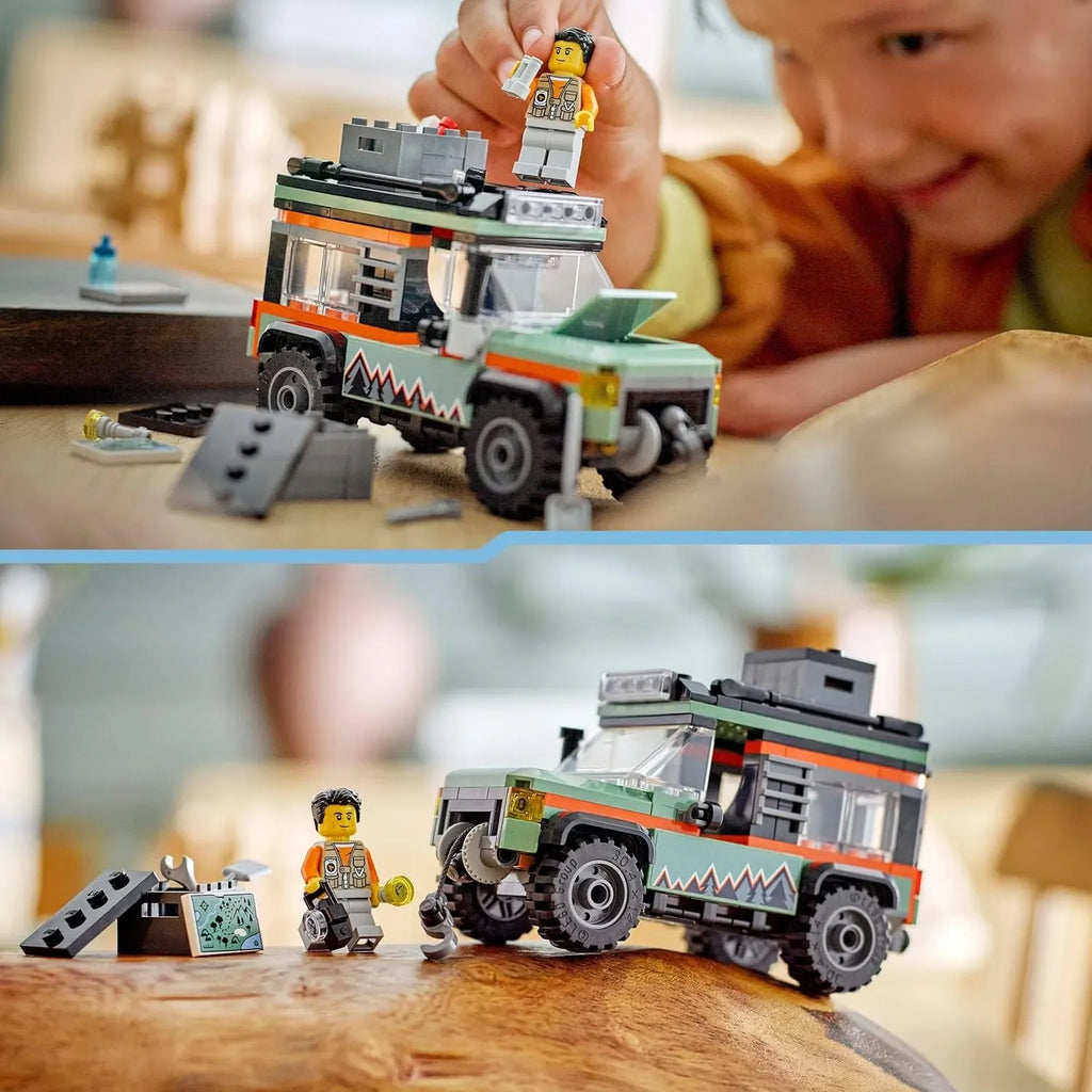LEGO City 60447 Off-Road 4x4 Mountain Truck – Adventure Toy for Kids - Naivri