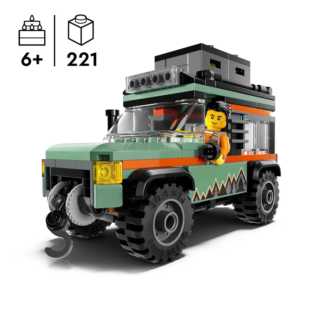 LEGO City 60447 Off-Road 4x4 Mountain Truck – Adventure Toy for Kids - Naivri