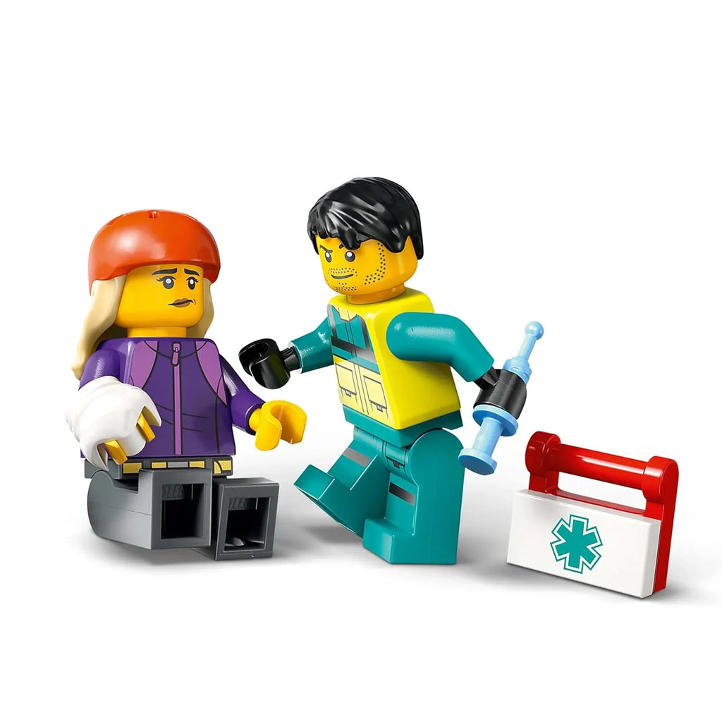 LEGO City 60451 Emergency Ambulance – Rescue Play Truck for Kids 5+ - Naivri