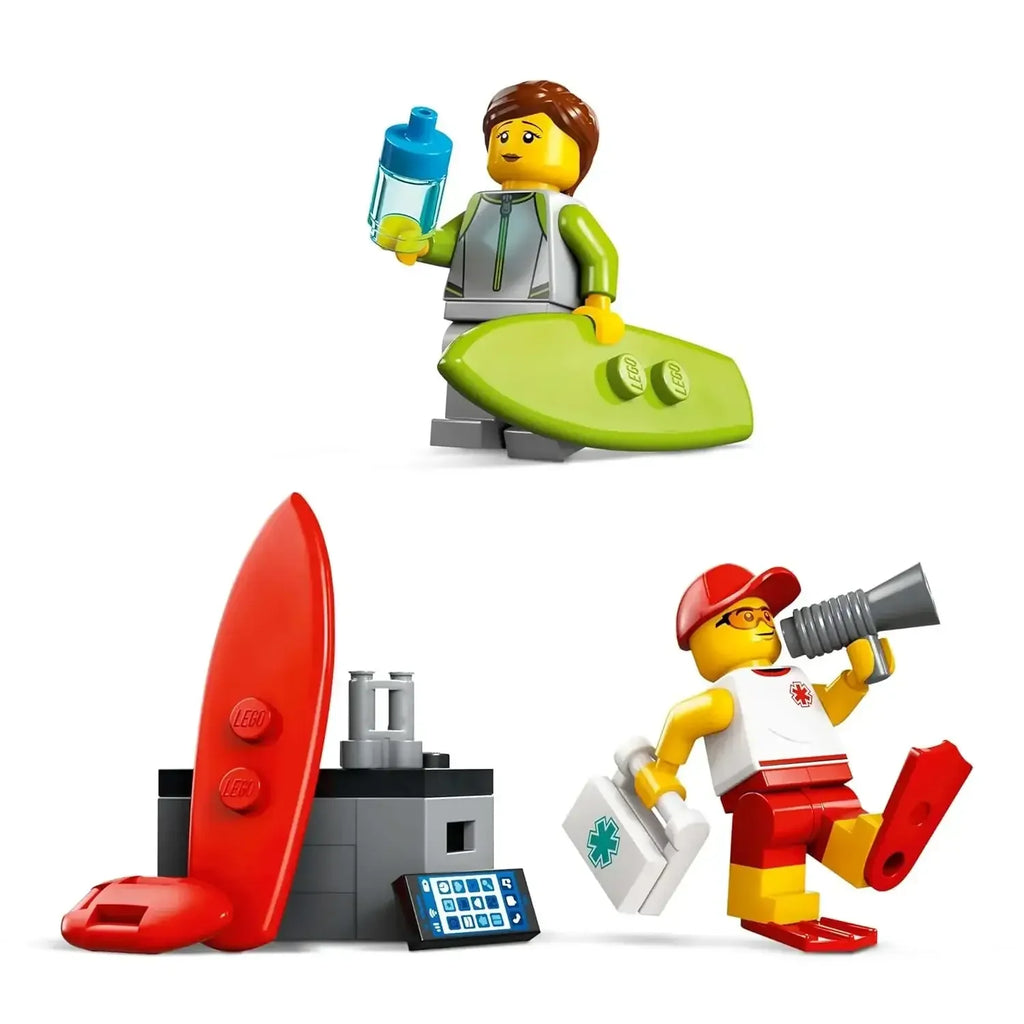 LEGO City 60453 Lifeguard Beach Rescue Truck – Action Playset for Kids 6+ - Naivri
