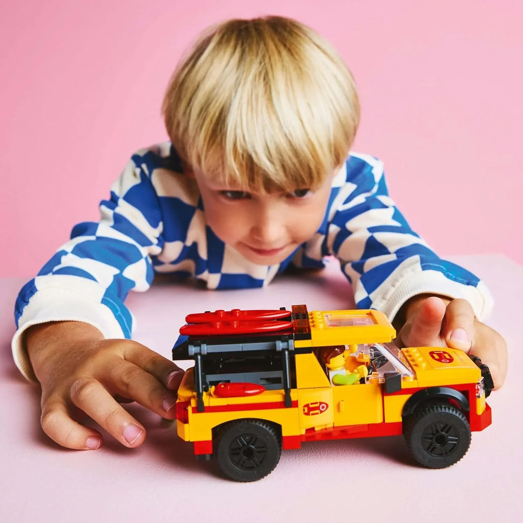 LEGO City 60453 Lifeguard Beach Rescue Truck – Action Playset for Kids 6+ - Naivri