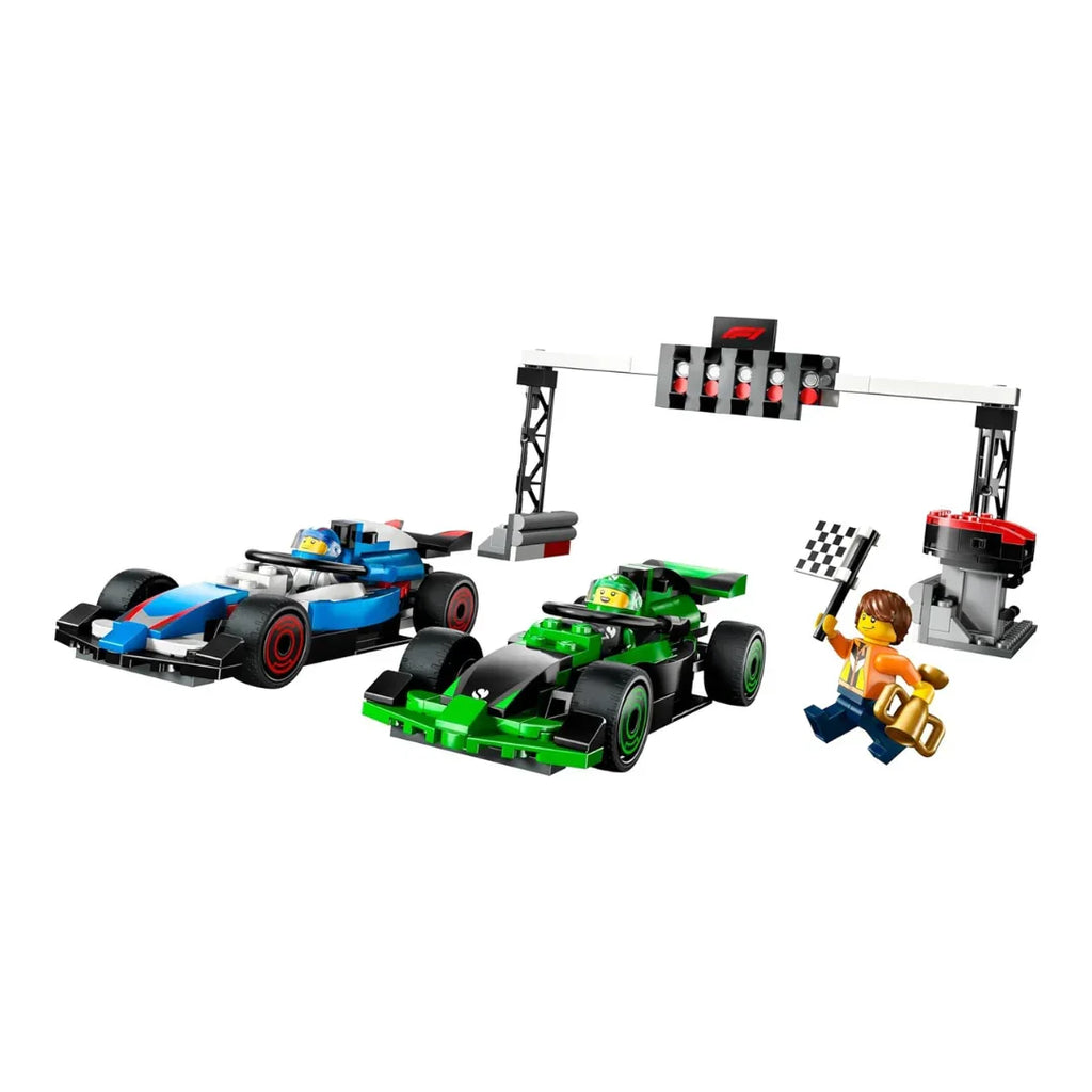 LEGO City F1 Grid 60474 Dual Team Race Set – VCARB & Sauber Cars for Ages 6+ - Naivri