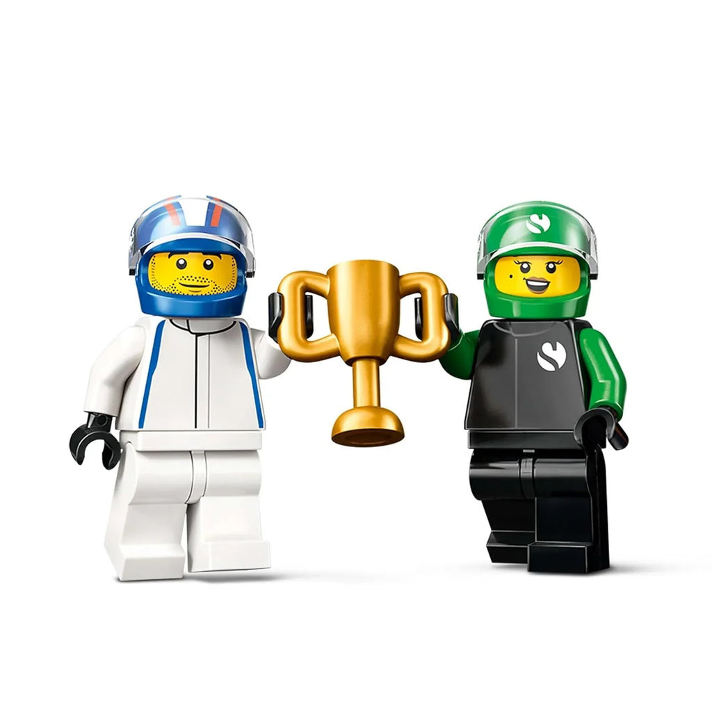 LEGO City F1 Grid 60474 Dual Team Race Set – VCARB & Sauber Cars for Ages 6+ - Naivri