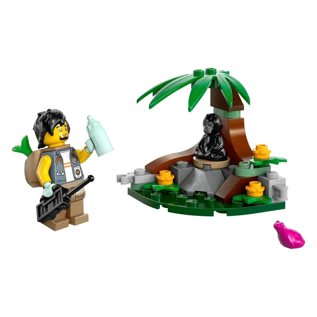 LEGO City Jungle Baby Gorilla Rescue 30665 – 34-Piece Polybag STEM Set - Naivri